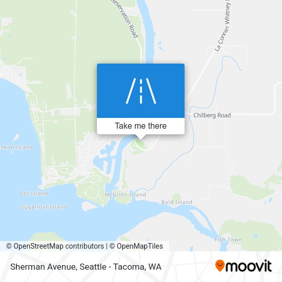 Sherman Avenue map
