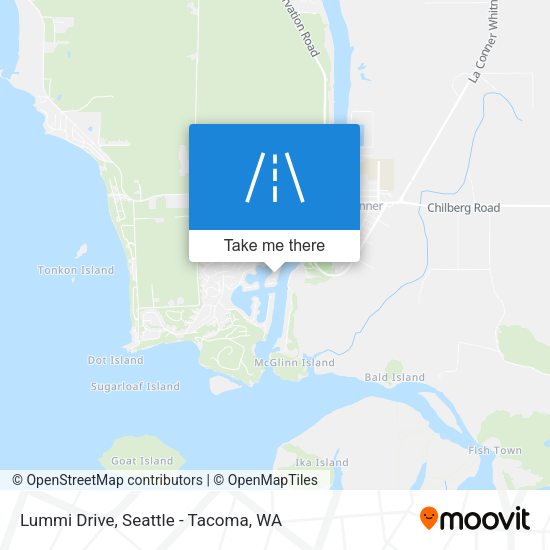 Lummi Drive map