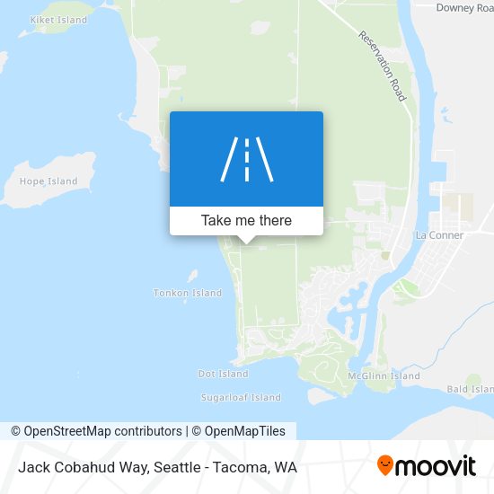 Jack Cobahud Way map