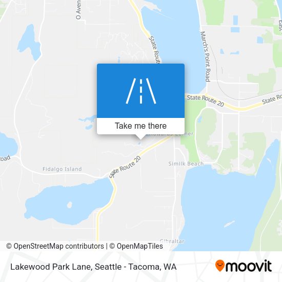 Mapa de Lakewood Park Lane
