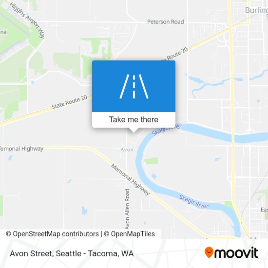 Avon Street map