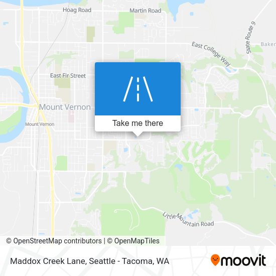 Maddox Creek Lane map