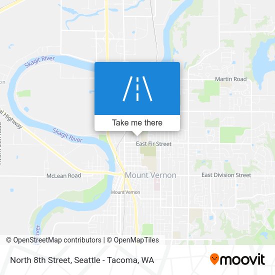 Mapa de North 8th Street