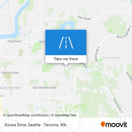 Kiowa Drive map