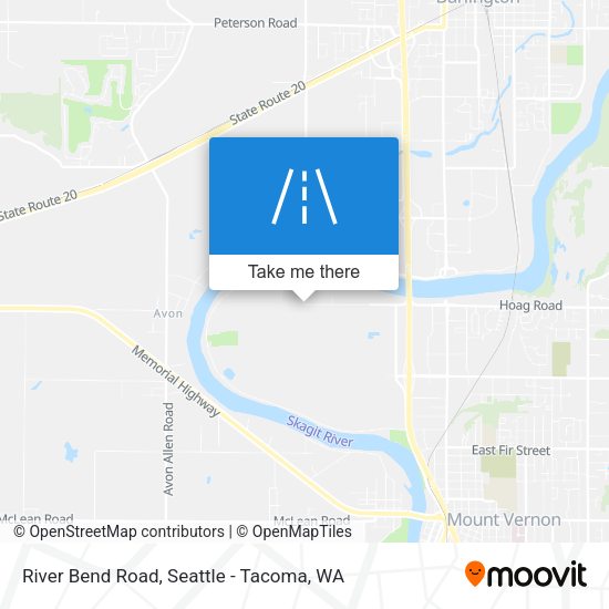 River Bend Road map
