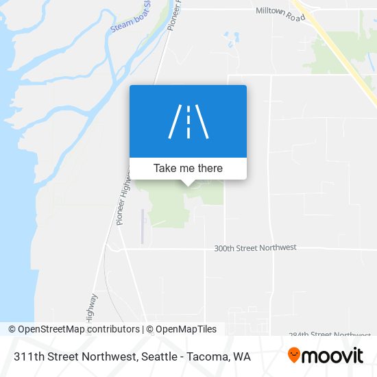 311th Street Northwest map