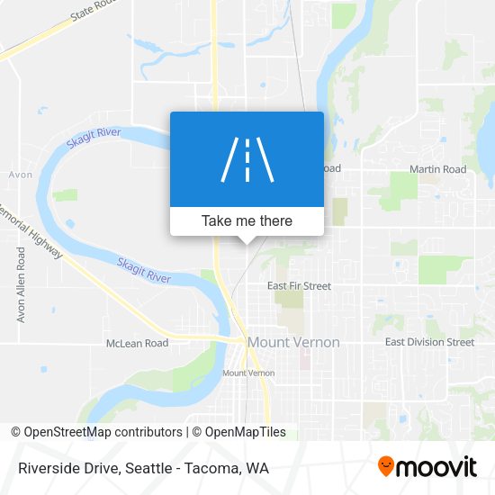 Mapa de Riverside Drive