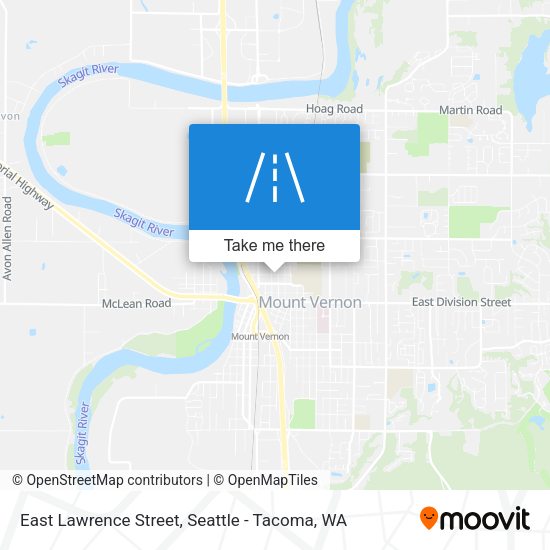 Mapa de East Lawrence Street