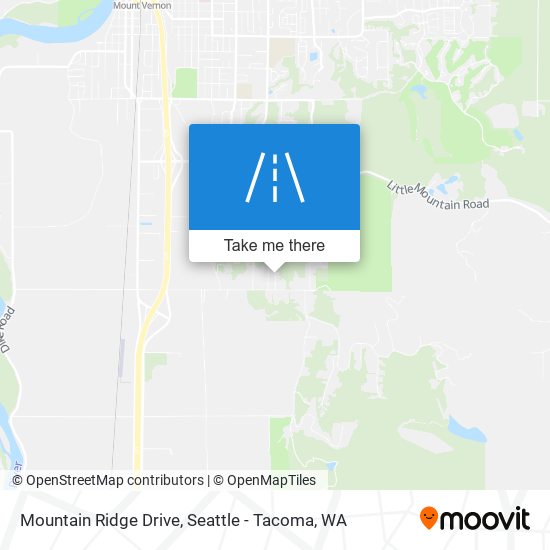 Mountain Ridge Drive map