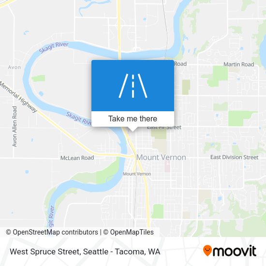 Mapa de West Spruce Street