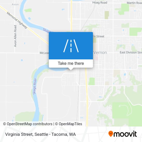 Virginia Street map
