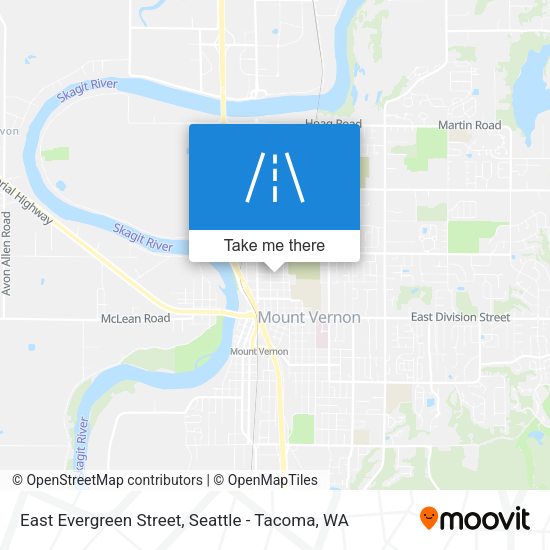 Mapa de East Evergreen Street