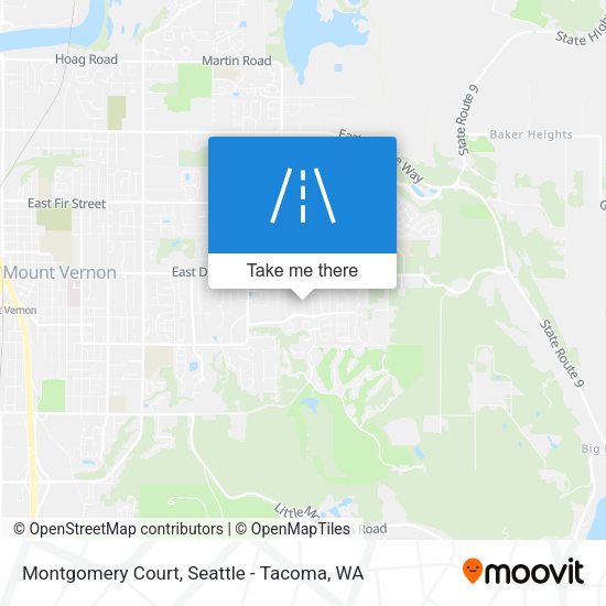 Mapa de Montgomery Court