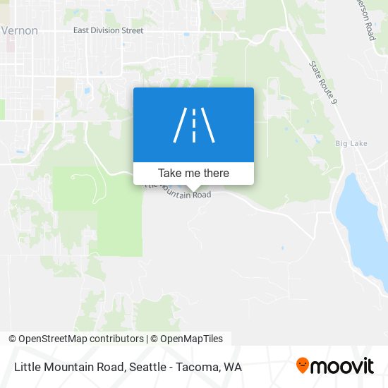 Little Mountain Road map