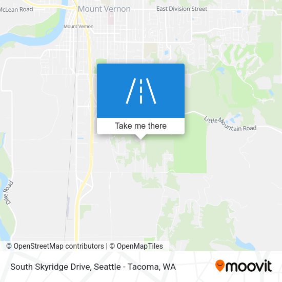 South Skyridge Drive map