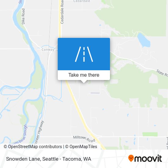 Snowden Lane map