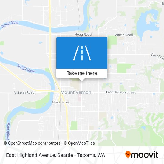 Mapa de East Highland Avenue
