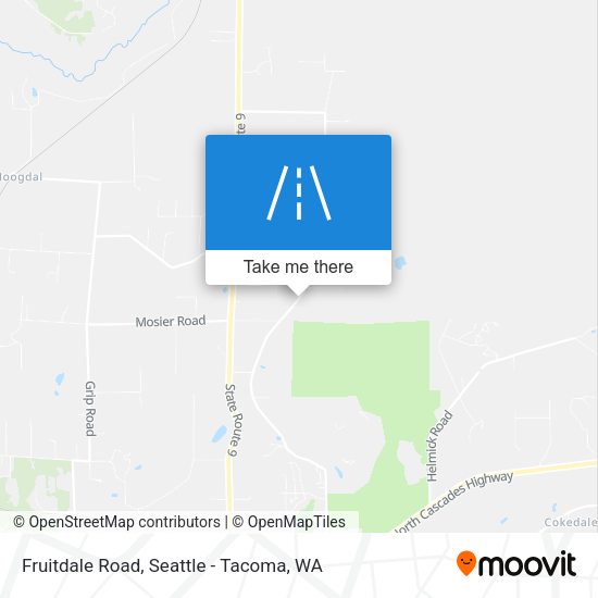 Fruitdale Road map