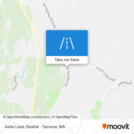 Ashe Lane map