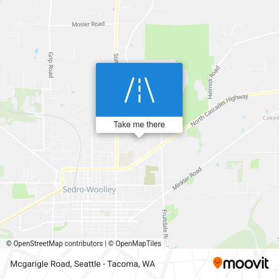Mcgarigle Road map