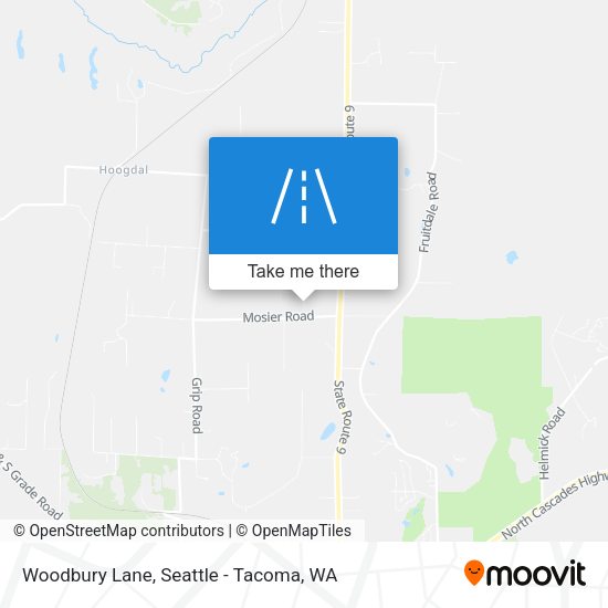 Woodbury Lane map
