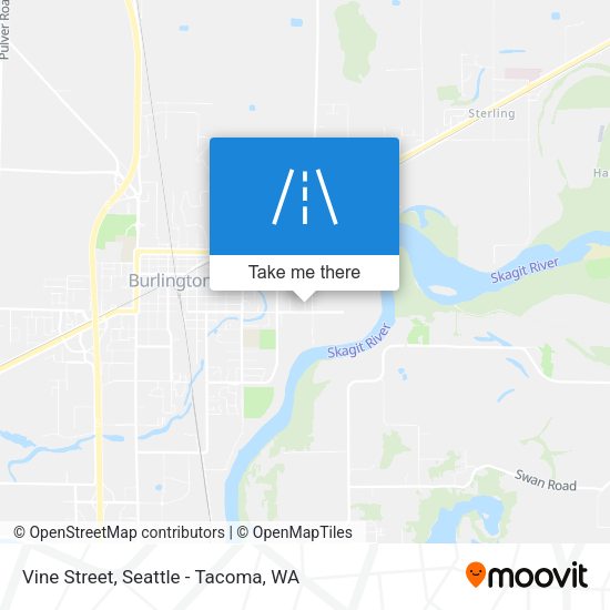 Vine Street map