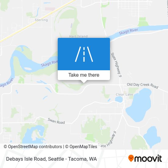 Mapa de Debays Isle Road