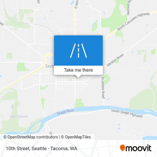 10th Street map