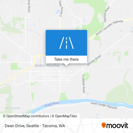 Dean Drive map