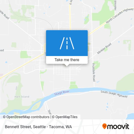Mapa de Bennett Street