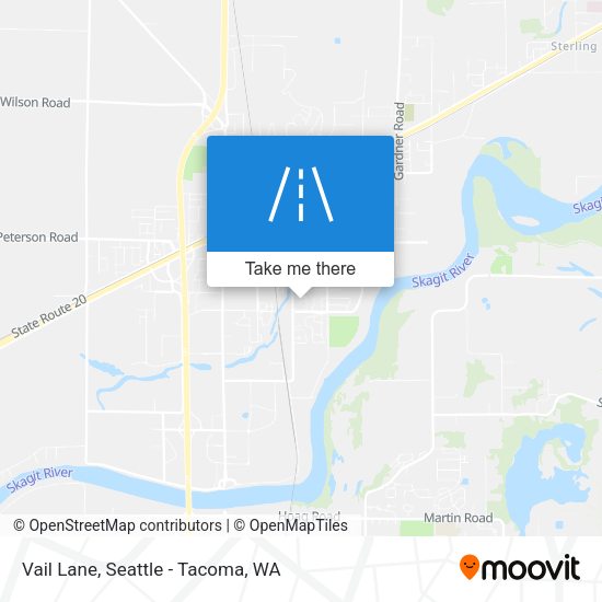 Vail Lane map