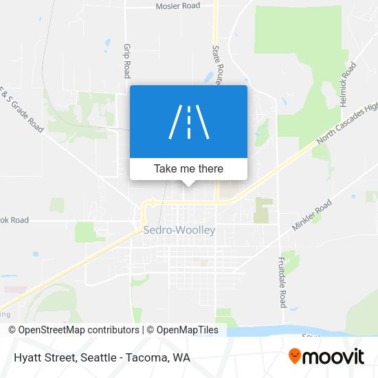 Hyatt Street map