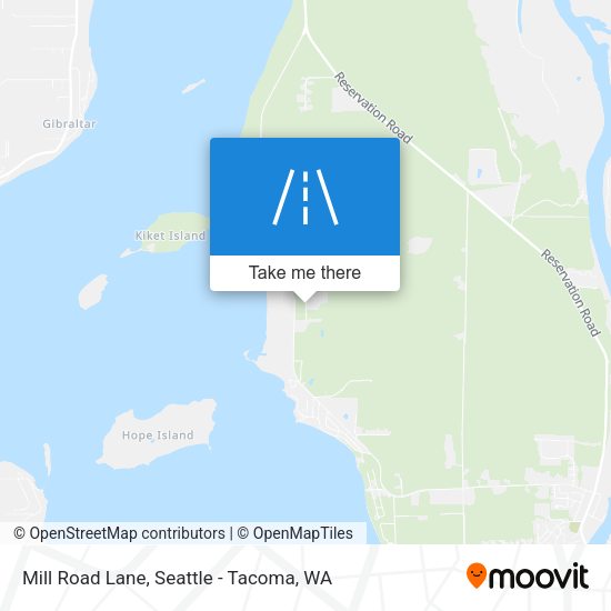 Mapa de Mill Road Lane
