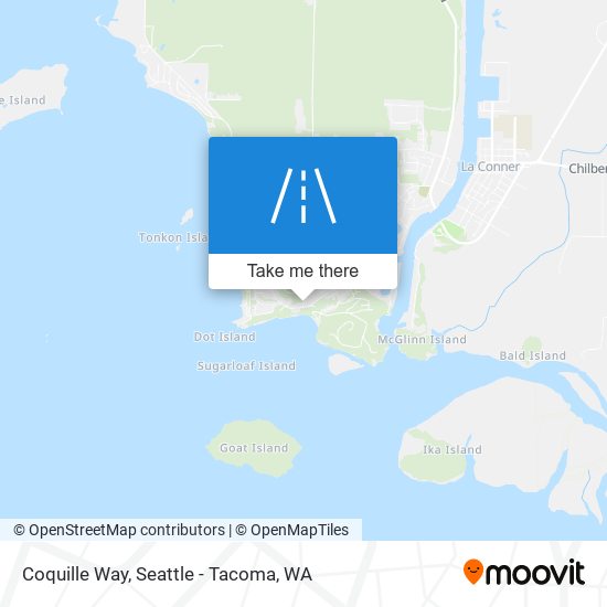 Coquille Way map