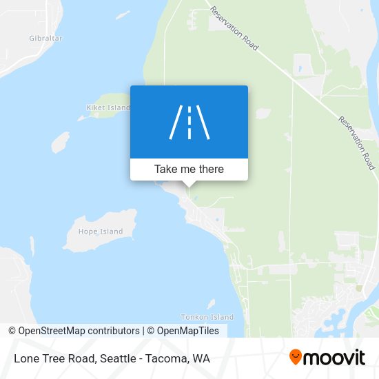 Lone Tree Road map