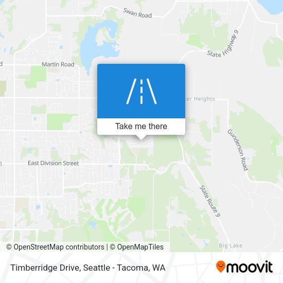 Mapa de Timberridge Drive
