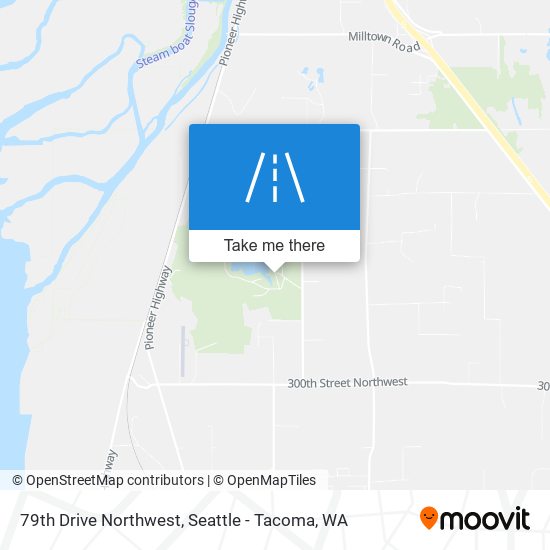 79th Drive Northwest map