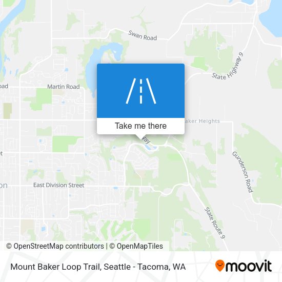 Mapa de Mount Baker Loop Trail