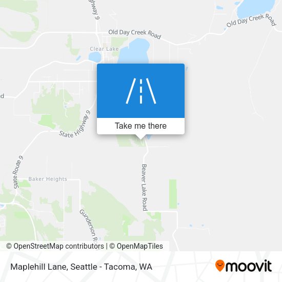 Mapa de Maplehill Lane