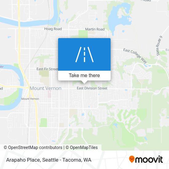 Mapa de Arapaho Place