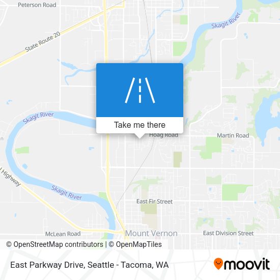 East Parkway Drive map