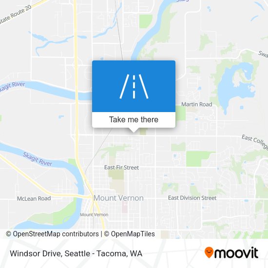 Mapa de Windsor Drive