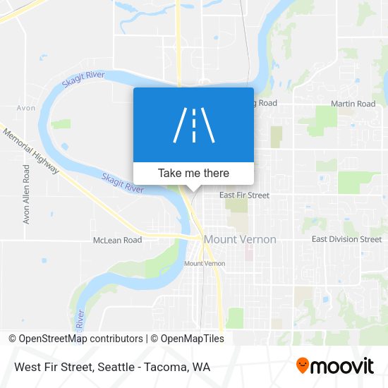 Mapa de West Fir Street