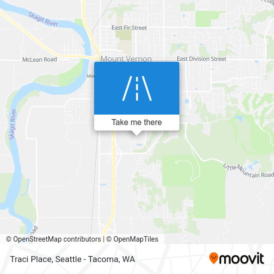 Mapa de Traci Place