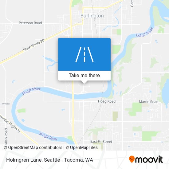Holmgren Lane map