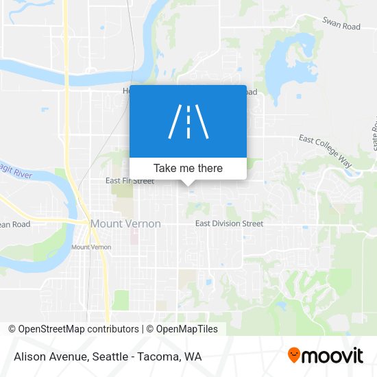 Alison Avenue map