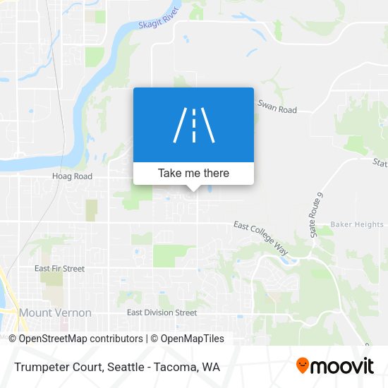 Mapa de Trumpeter Court