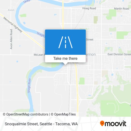 Snoqualmie Street map