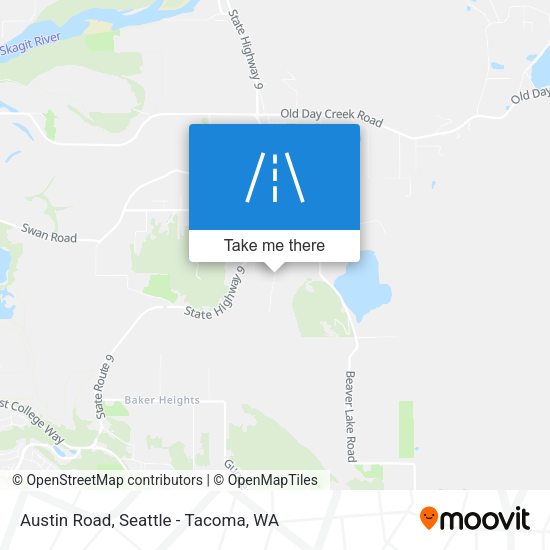 Mapa de Austin Road