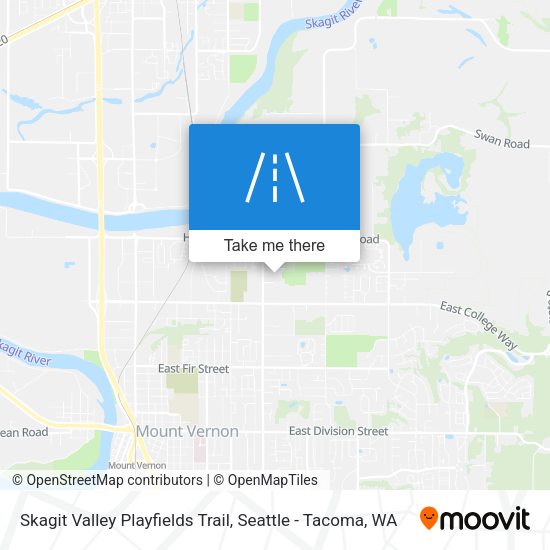 Mapa de Skagit Valley Playfields Trail